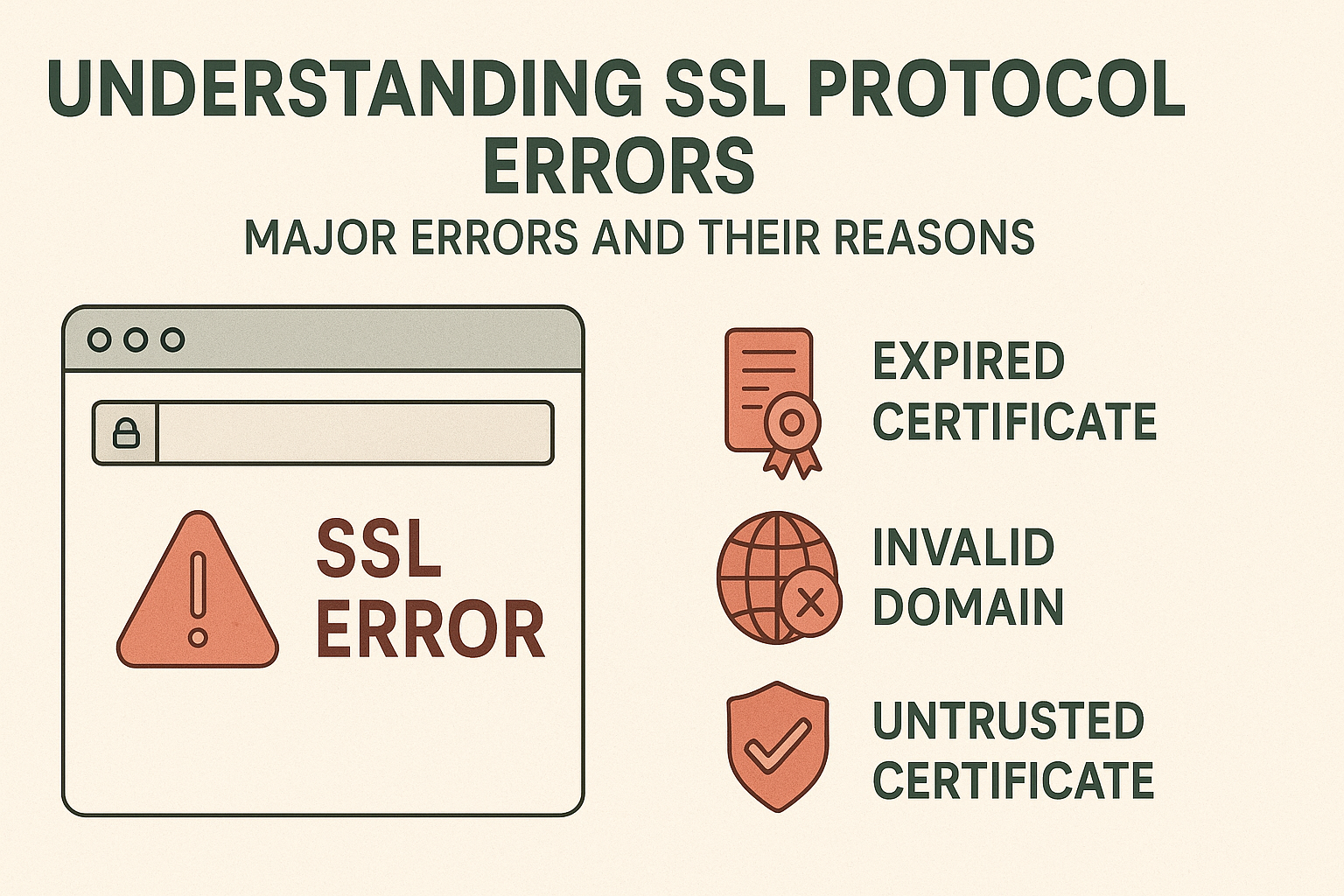 Understanding SSL Protocol Errors: Major Errors and their reasons 