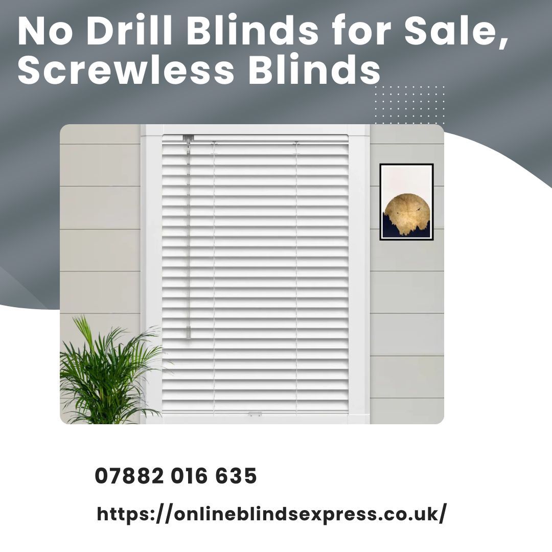 Transform Your Windows Easily with No Drill Window Blinds