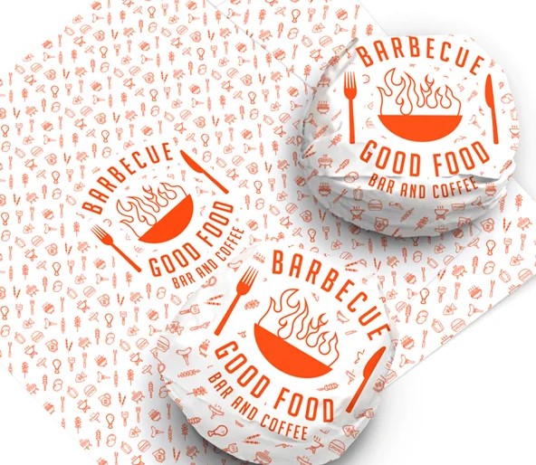 Versatile Custom Food Paper for Restaurants and Cafes