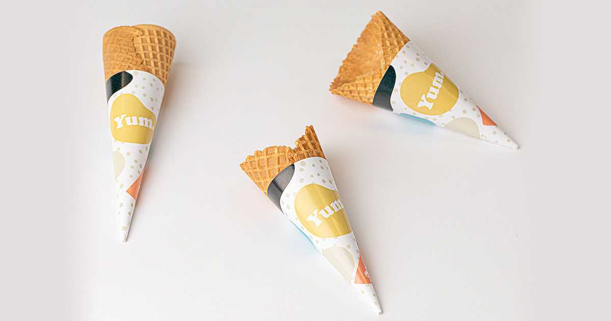 Elevate Your Ice Cream Branding with Personalized Cone Sleeves