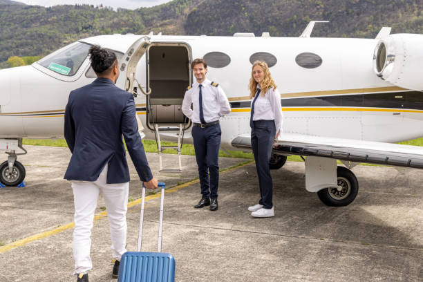 Aircraft rental with crew