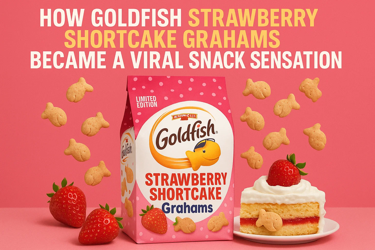 Strawberry shortcake grahams