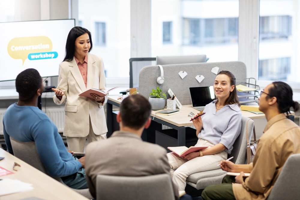 business team coaching.