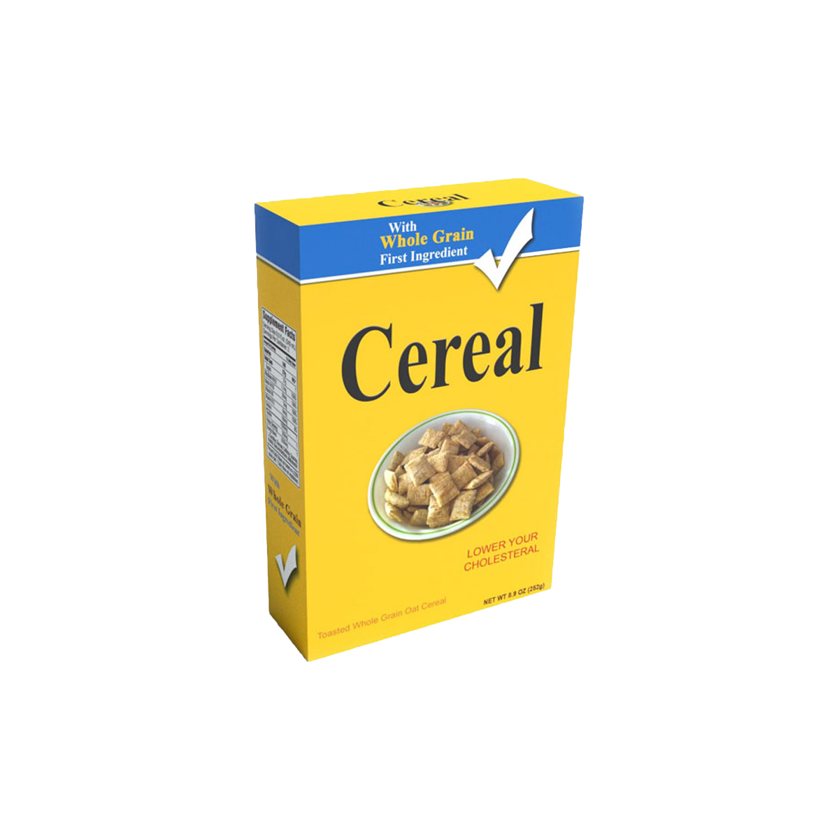 Blue Cereal Box Packaging That Elevates Brand Presence