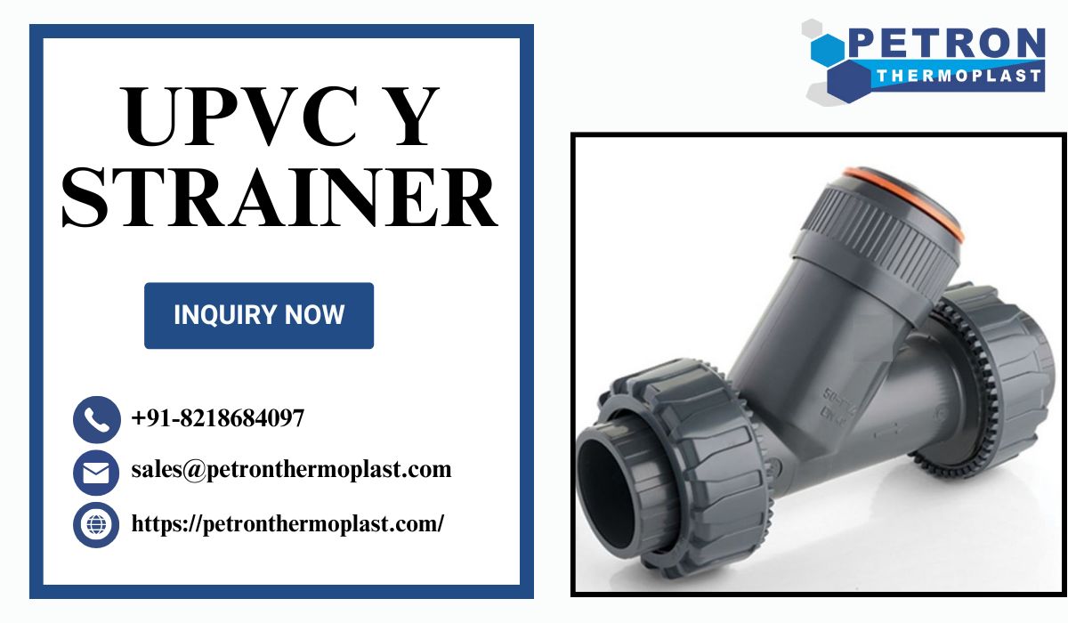 Top UPVC Y Strainer with Easy Maintenance Design