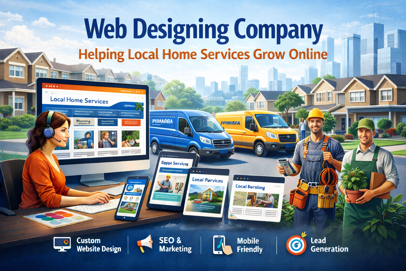 Web Designing Company for Local Home Service Growth