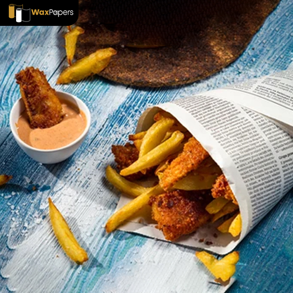 Branded And Service Custom Fish And Chip Paper