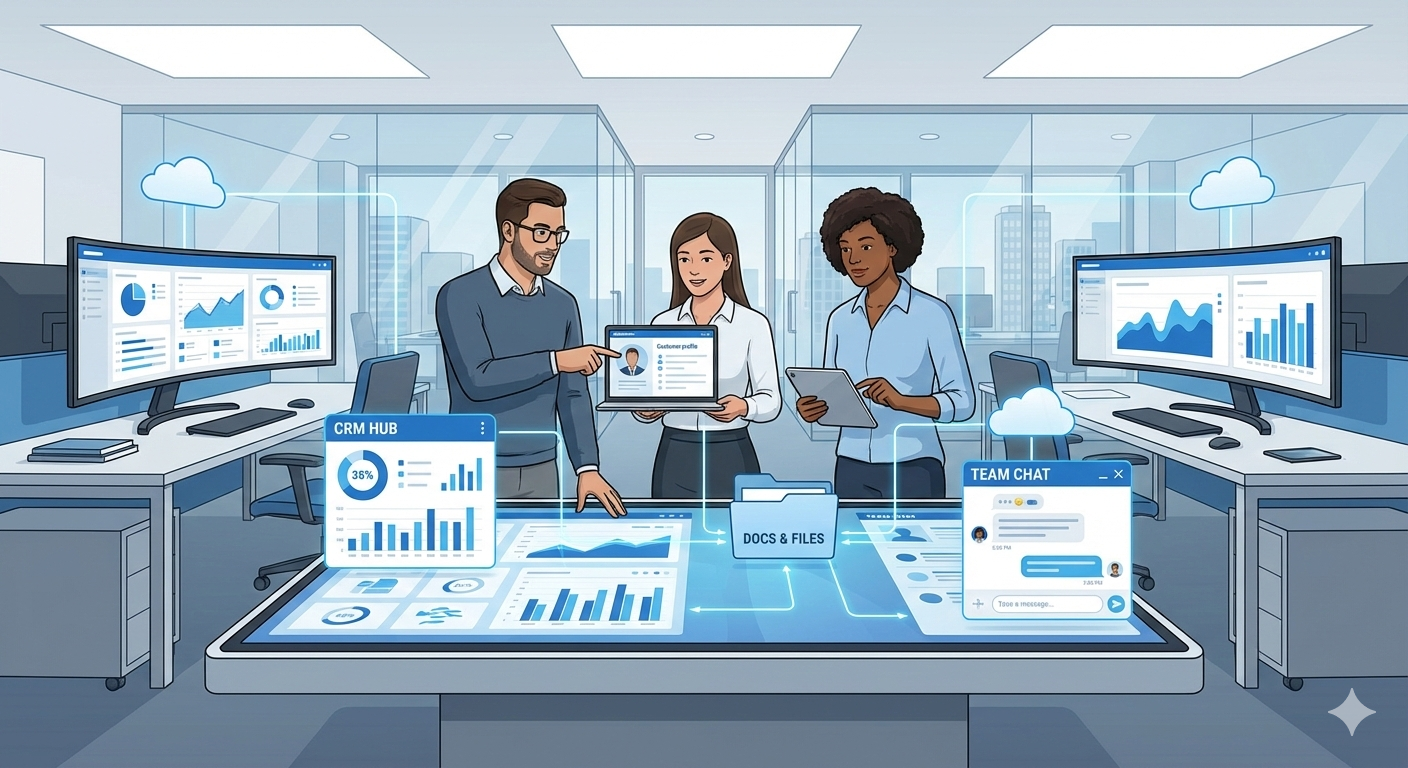 Integrating CRMs with Collaboration Hubs
