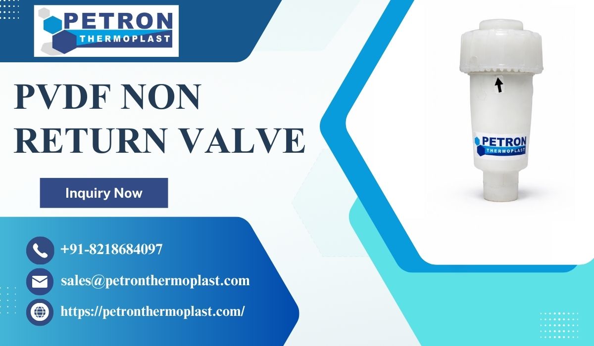 Best PVDF Non Return Valve for Chemical Processing Units