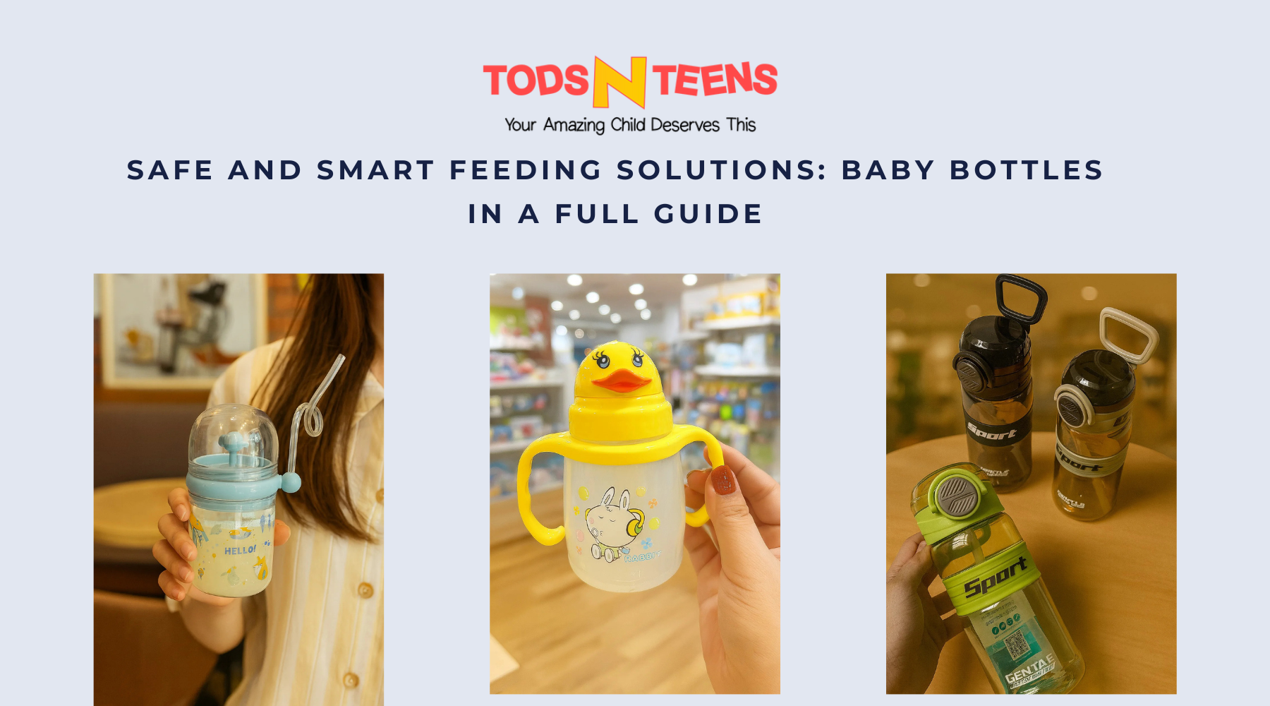 Baby Feeding & Water Bottles in Pakistan – A Parent’s Safety Guide