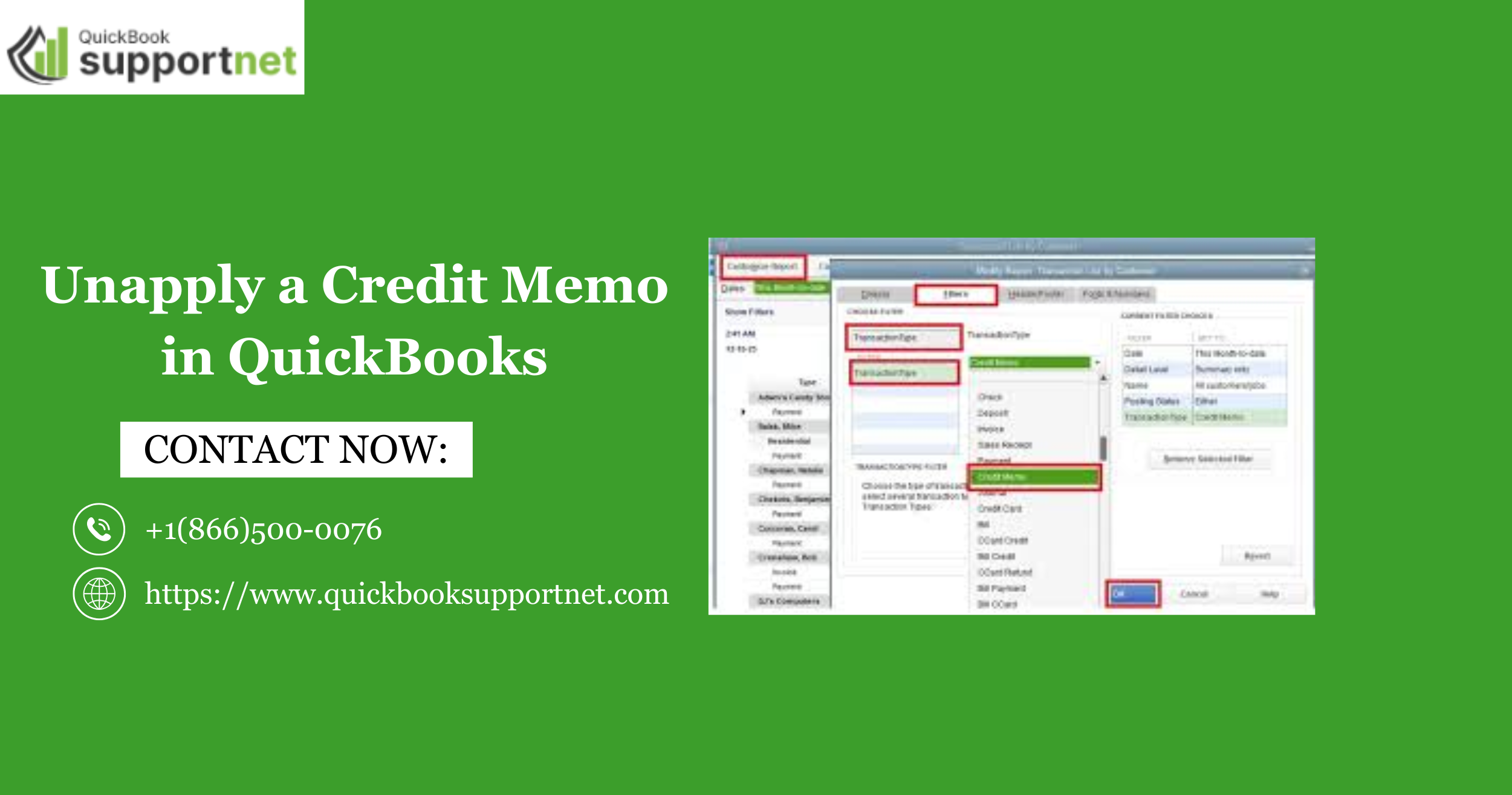 Fix Credit Issues: How to Unapply a Credit Memo in QuickBooks