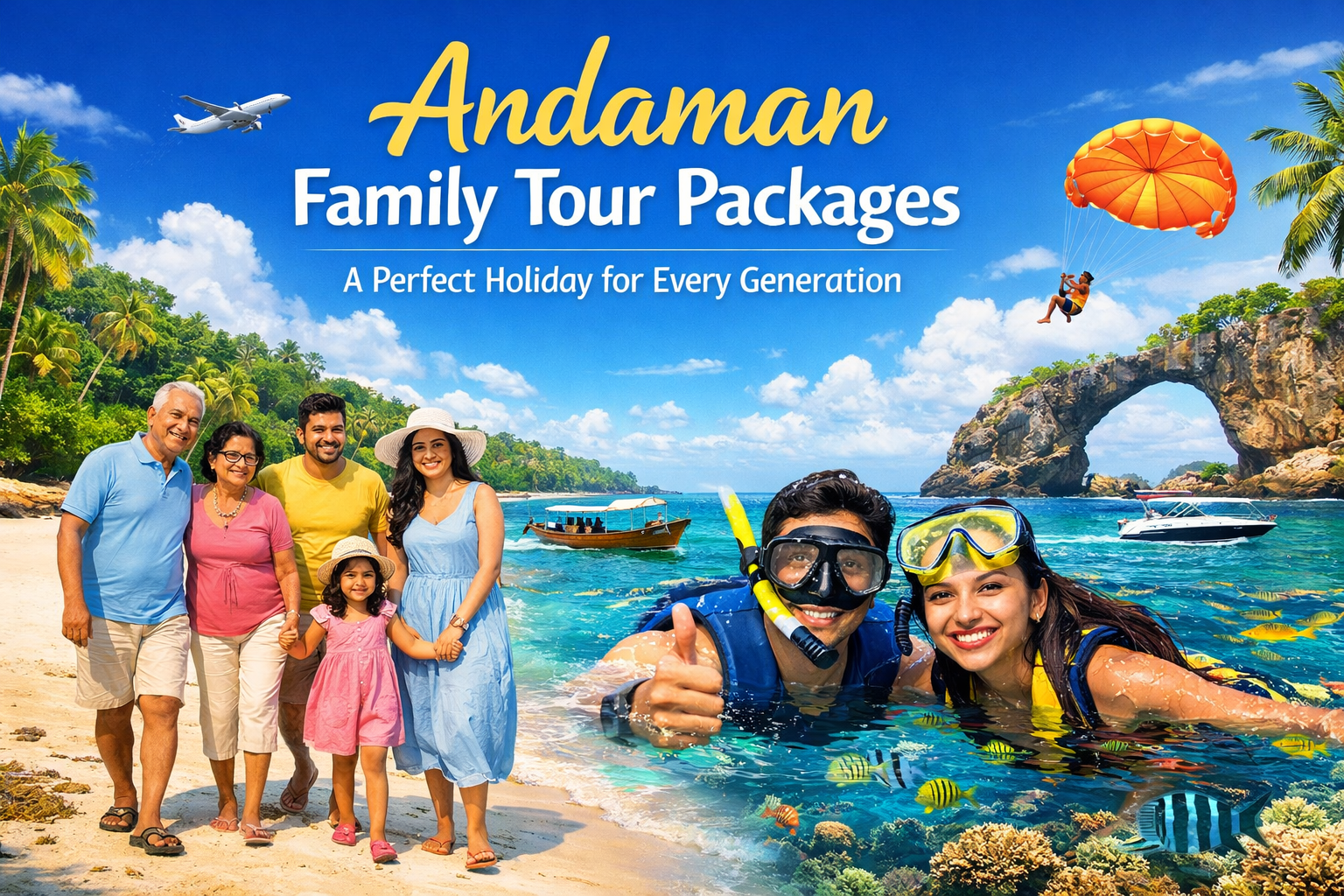 Andaman Family Tour Packages: A Perfect Holiday for Every Generation