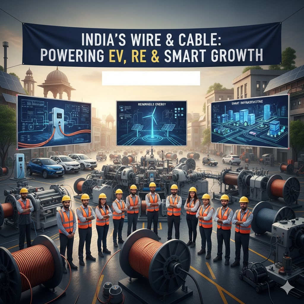 How Indian Wire & Cable Manufacturers Are Adapting to EV, Renewable Energy & Smart Infrastructure