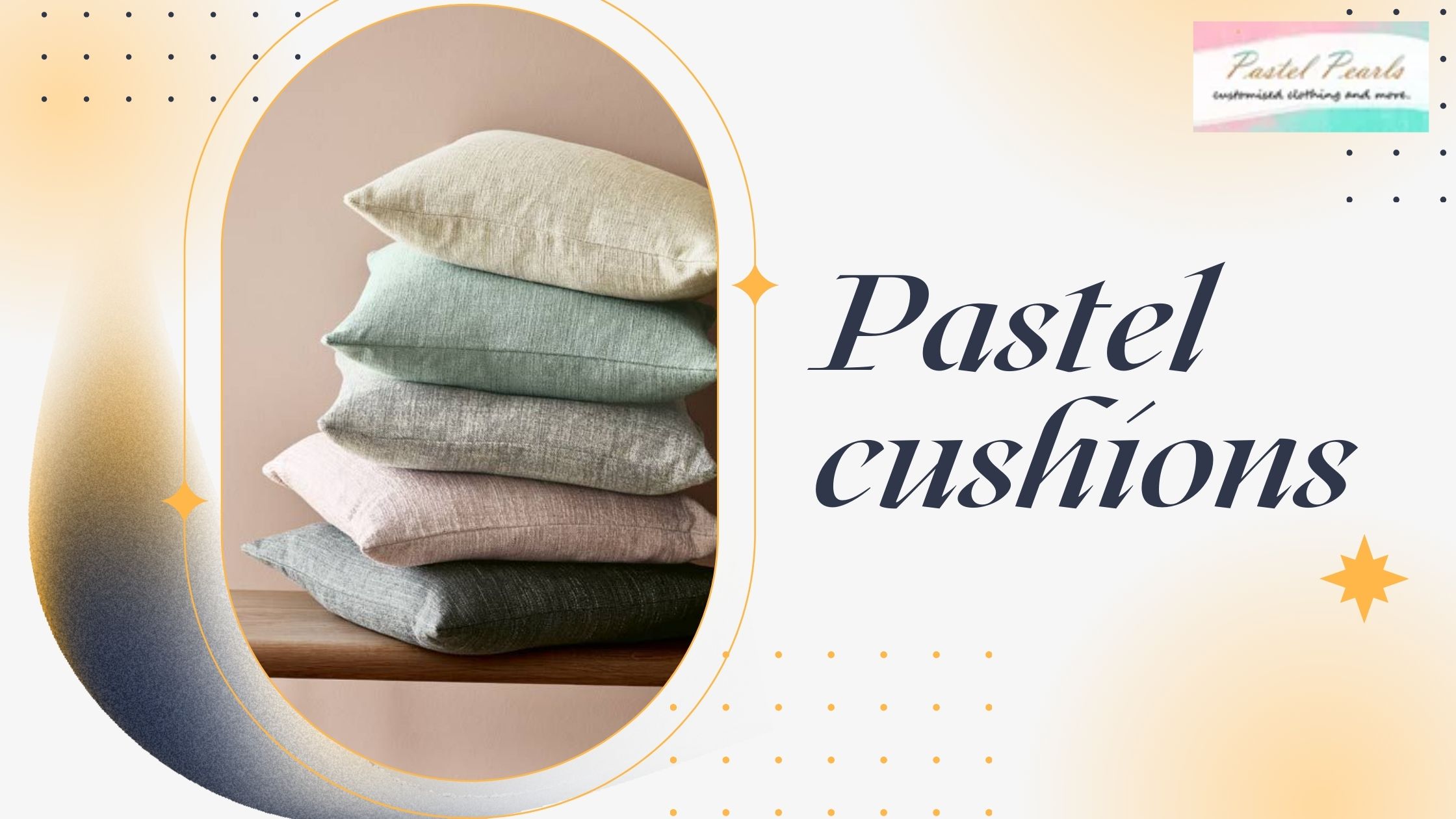 pastel cushion