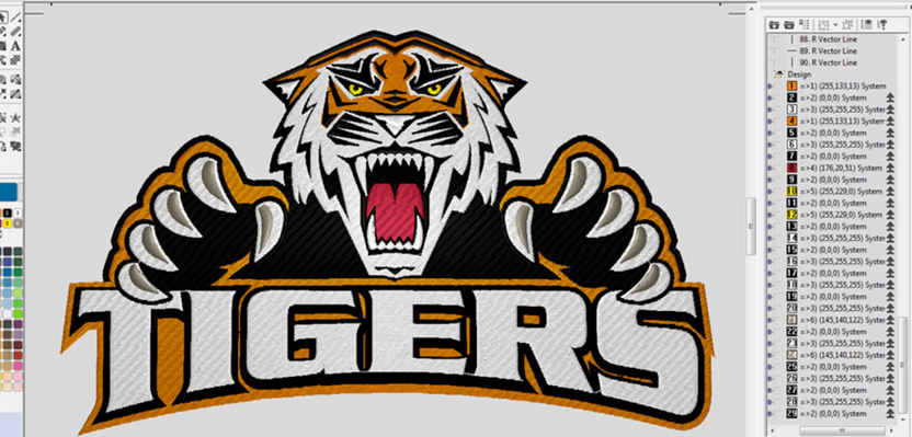 Precision Based Embroidery Digitizing with Clean Stitch Output