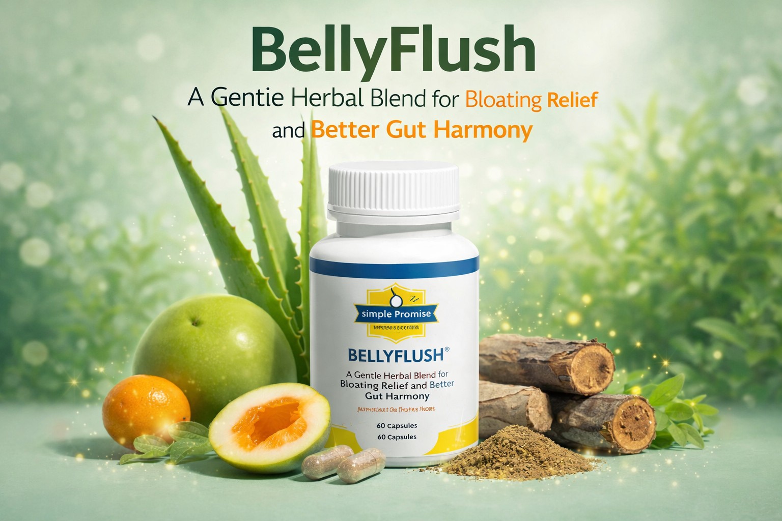 BellyFlush – Gentle Herbal Relief for Bloating