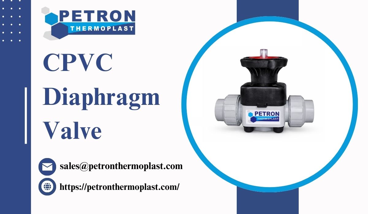 Maintenance Free CPVC Diaphragm Valves with Superior Sealing