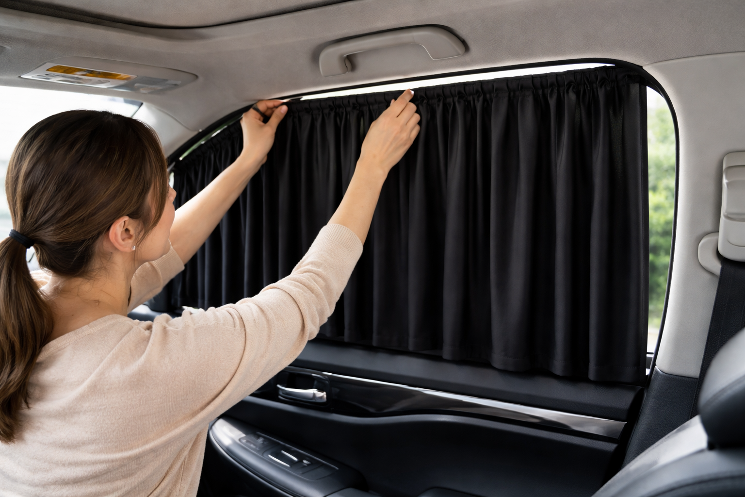 Block Sunlight Fast with Magnetic Car Window Curtains