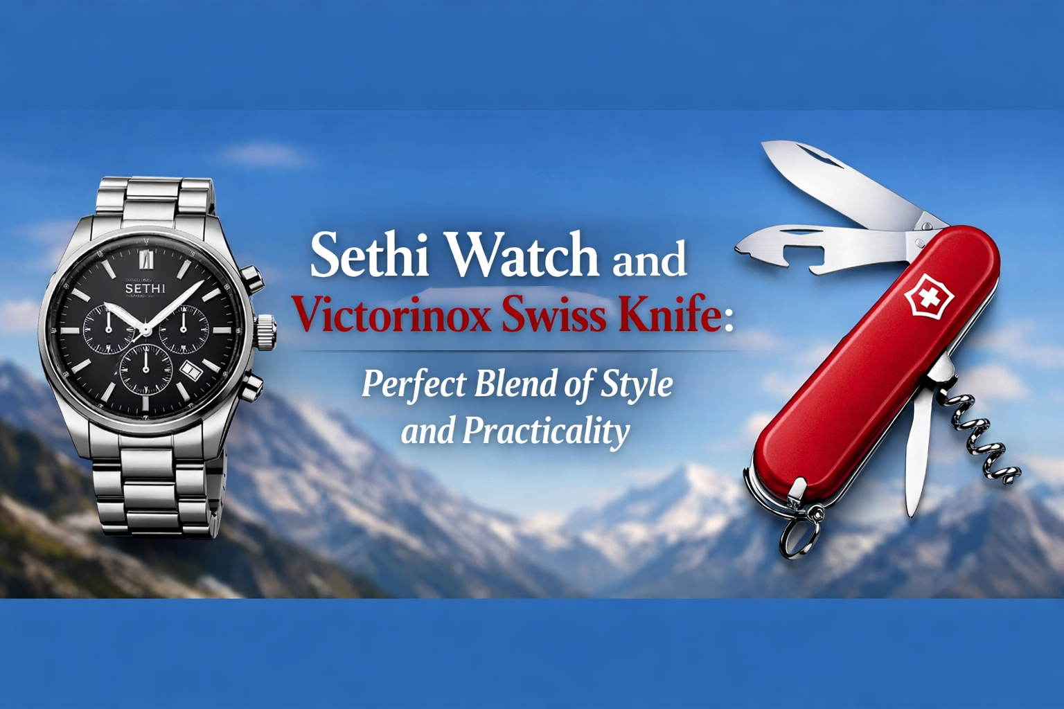 Sethi Watch and Victorinox Swiss Knife: Perfect Blend of Style and Practicality