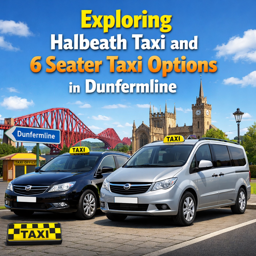 Exploring Halbeath Taxi and 6 Seater Taxi Options in Dunfermline