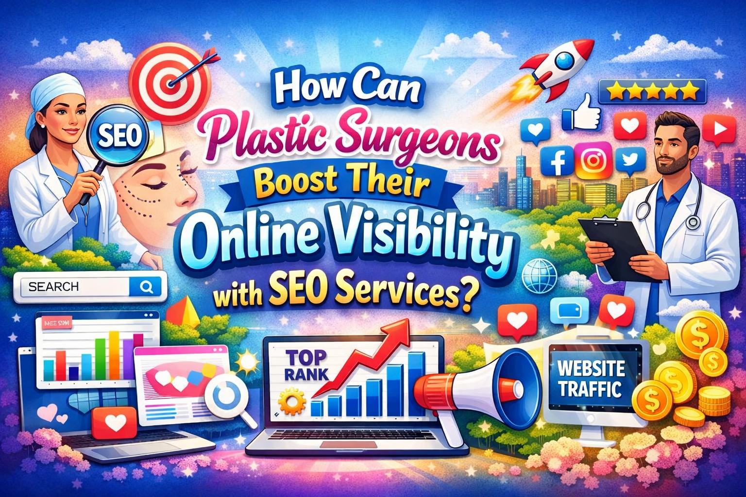 Boost Their Online Visibility with SEO Services
