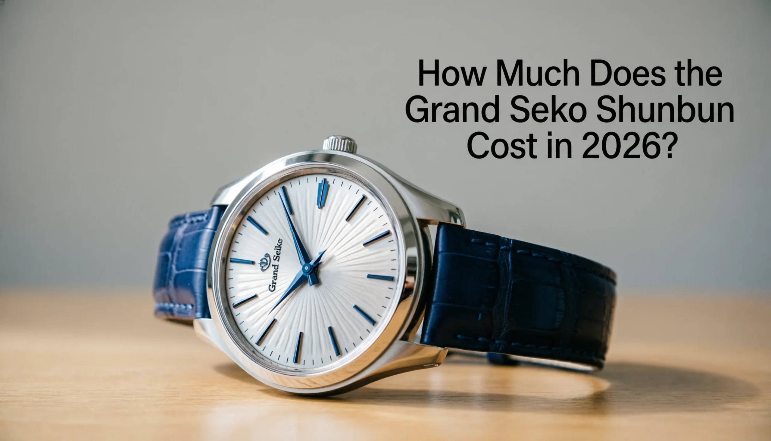 How Much Does the Grand Seiko Shunbun Cost in 2026