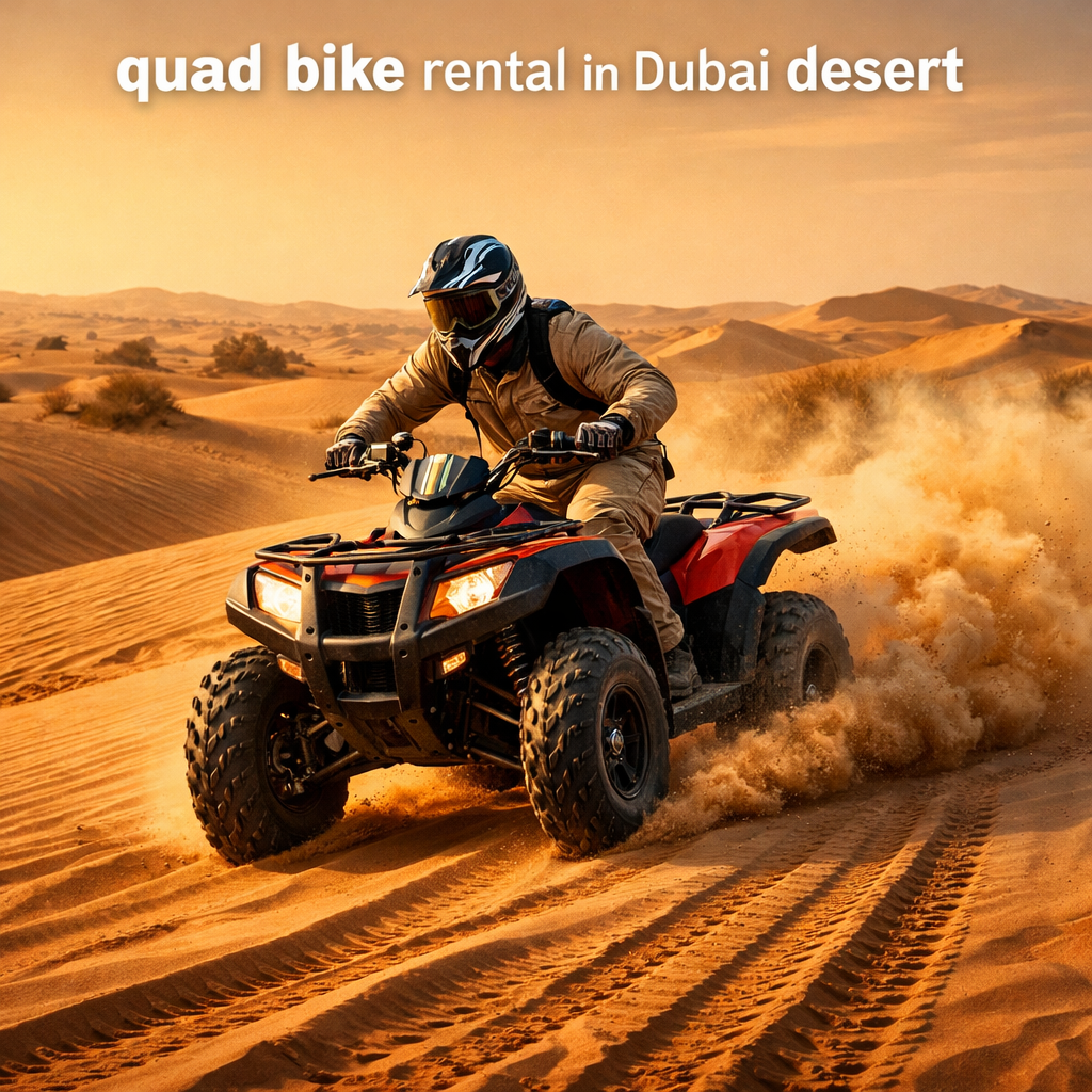 Dubai Desert Quad Bike Rental: Safety Tips for Riders