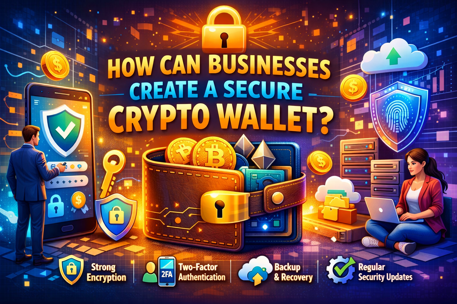 How Can Businesses Create a Secure Crypto Wallet?