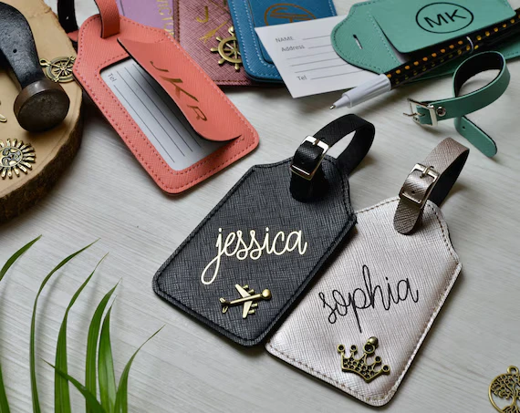 Stylish Custom Luggage Tags for Travel & Branding
