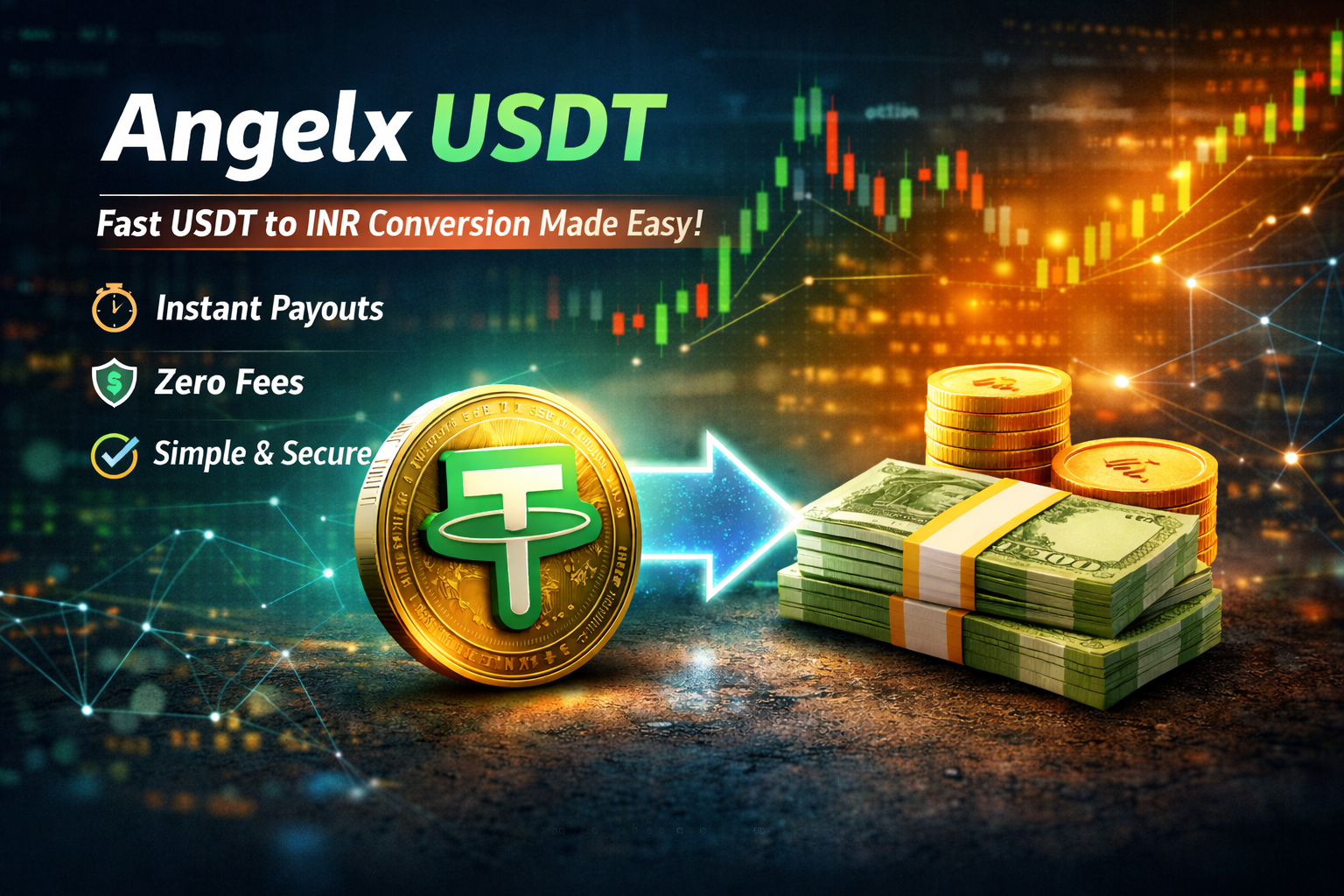 Convert USDT to INR in Minutes — Everything You Need to Know About Angelx App