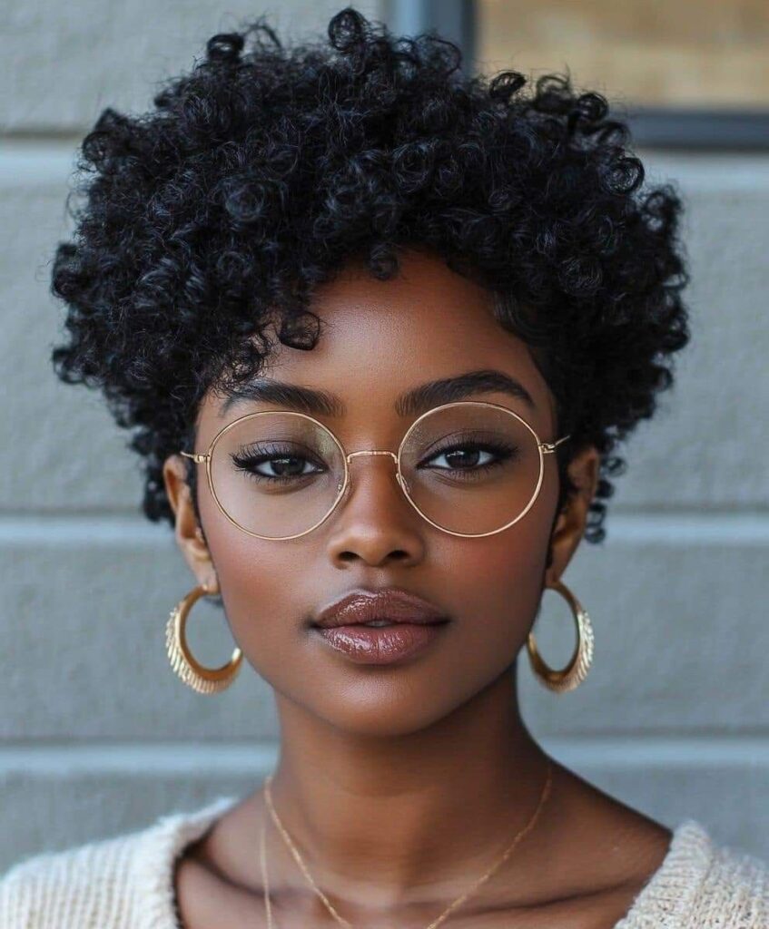 Cool Look With Human Kinky Hairstyle