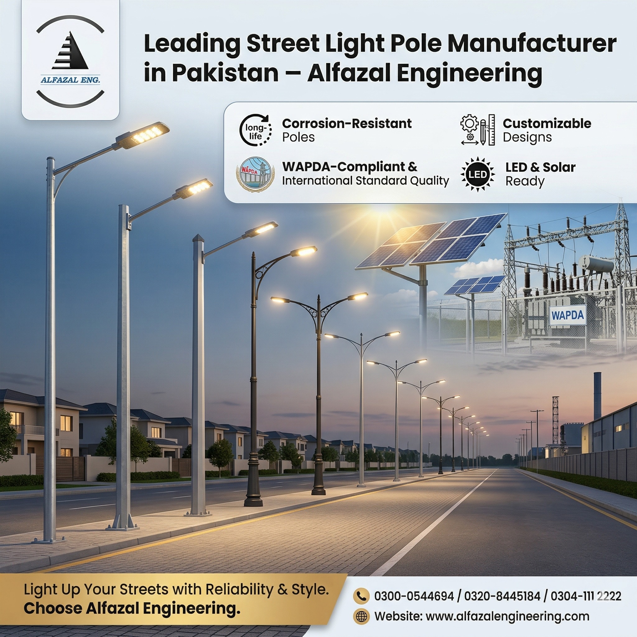 Street light poles