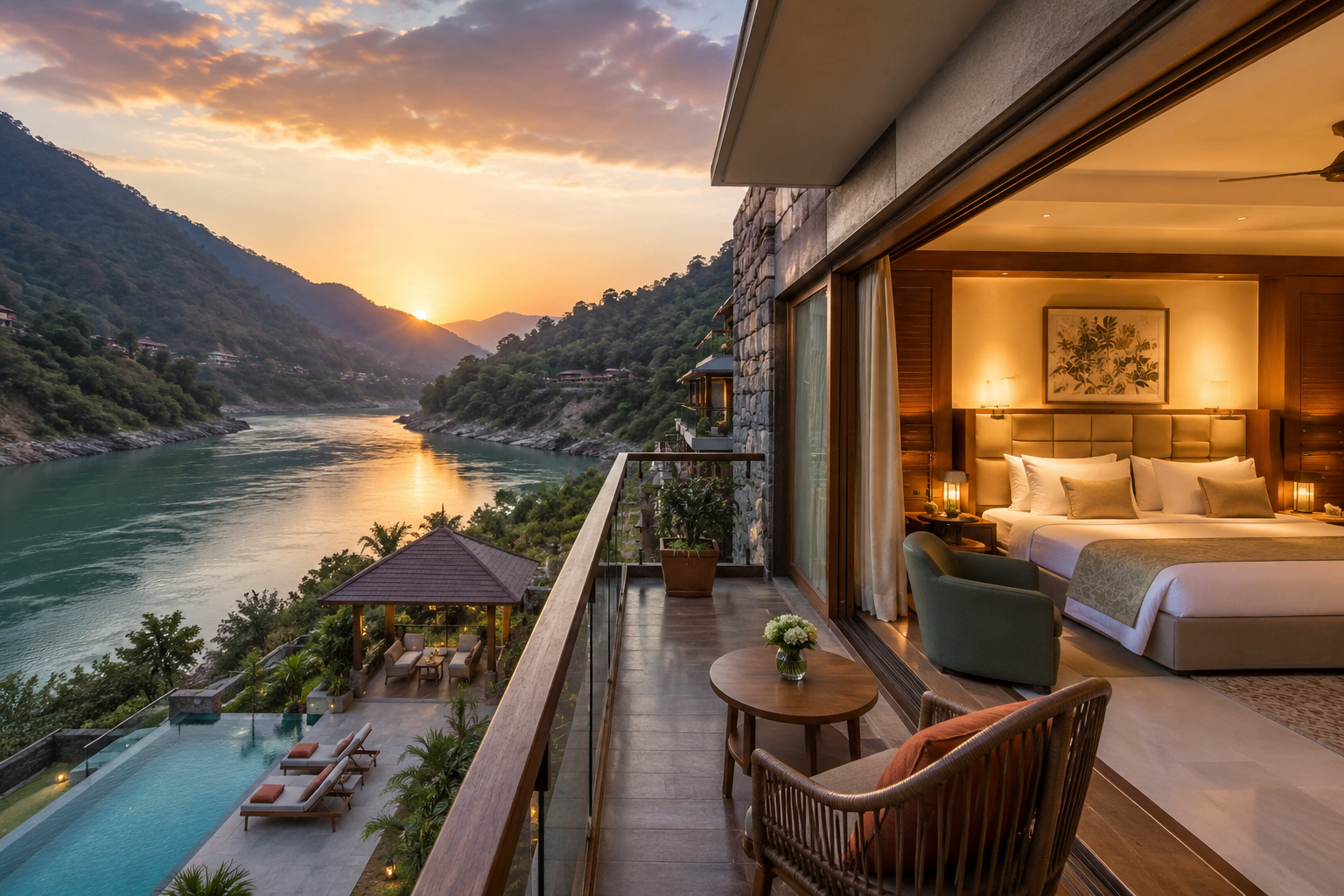 Book Aloha Hotel Rishikesh – Luxury Rooms, Ganga View & Spa