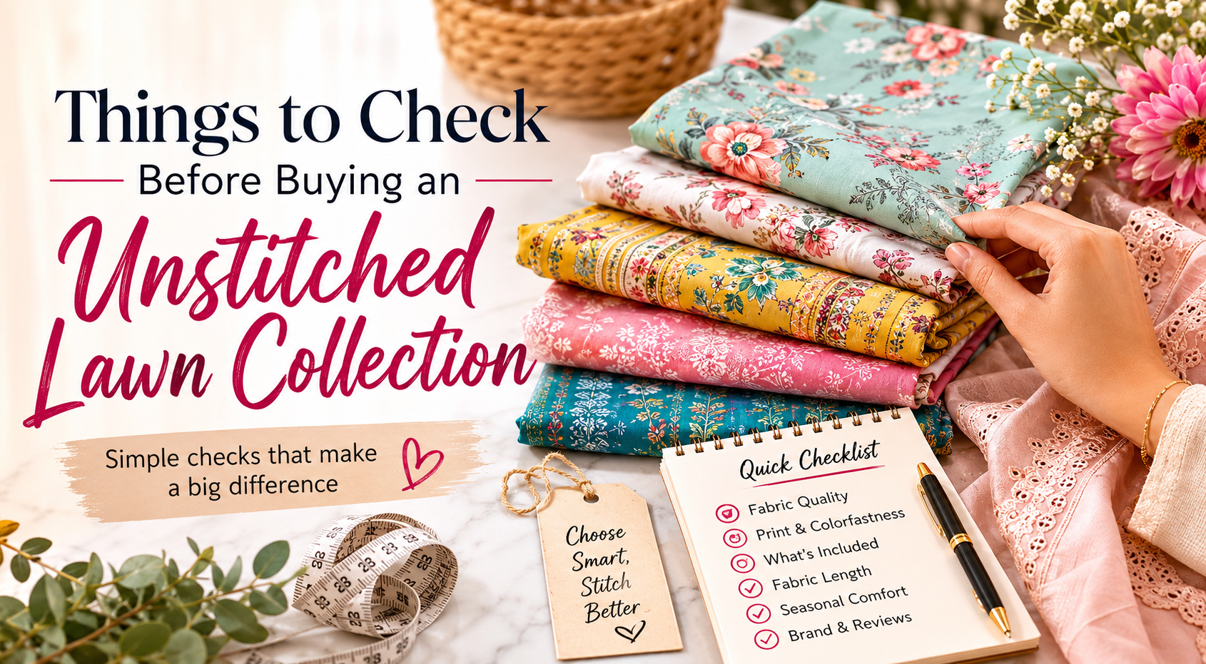 Things to Check Before Buying an Unstitched Lawn Collection