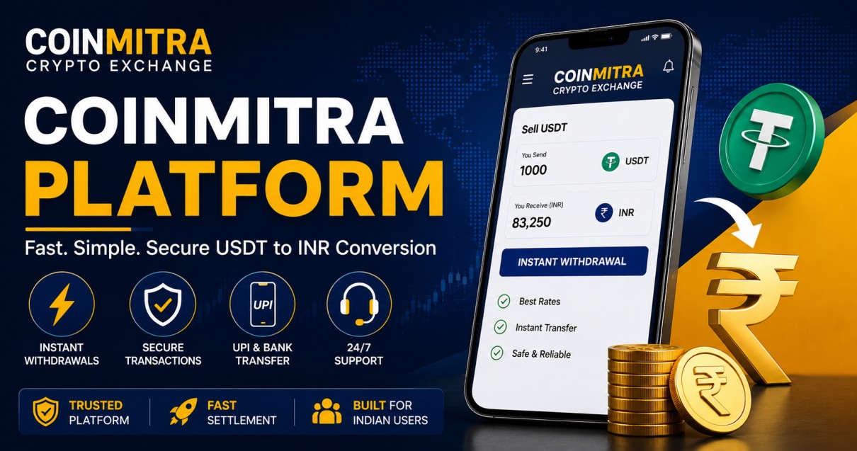 Coinmitra Platform The Smarter Way to Convert Crypto Instantly 