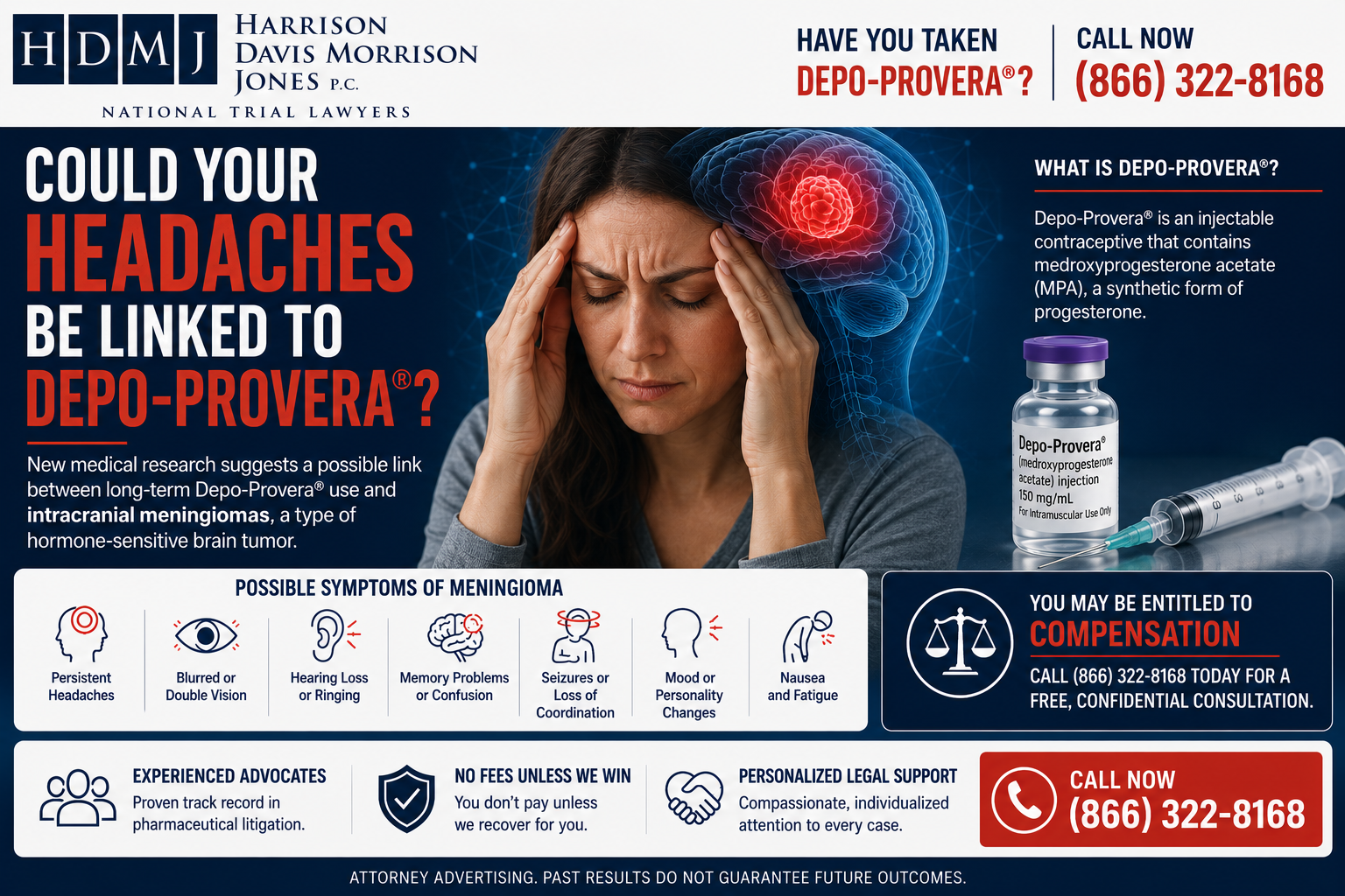 Depo‑Provera brain tumo