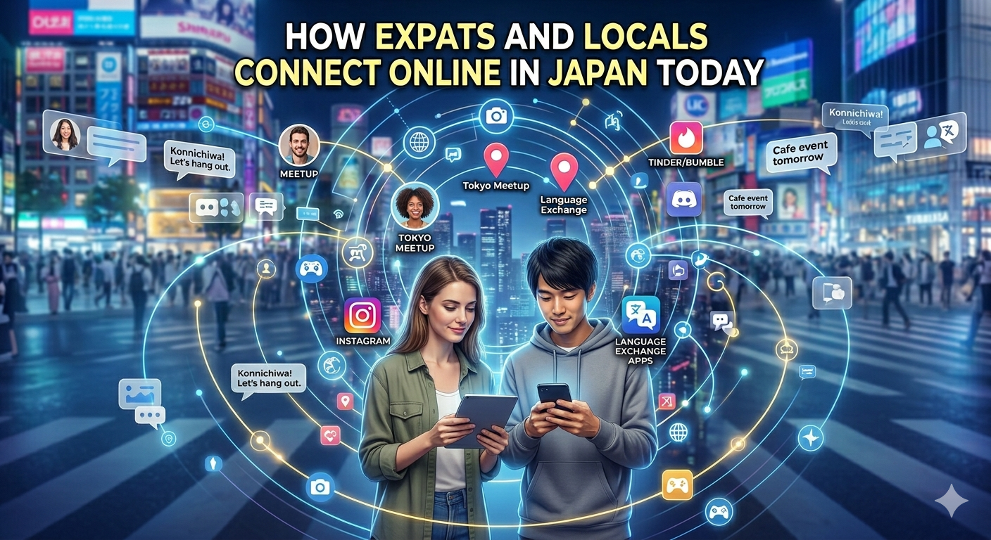 How Expats and Locals Connect Online in Japan Today