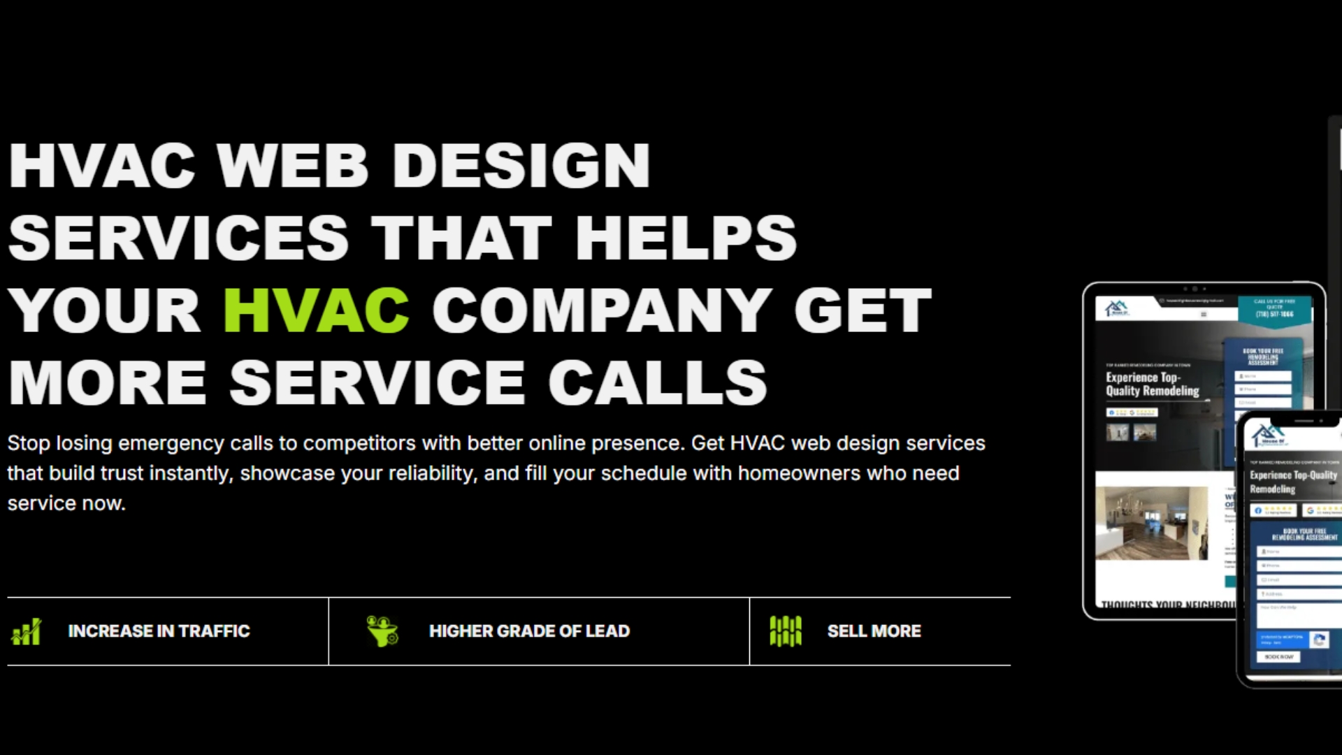 Professional HVAC Web Design Services | Built for Contractors