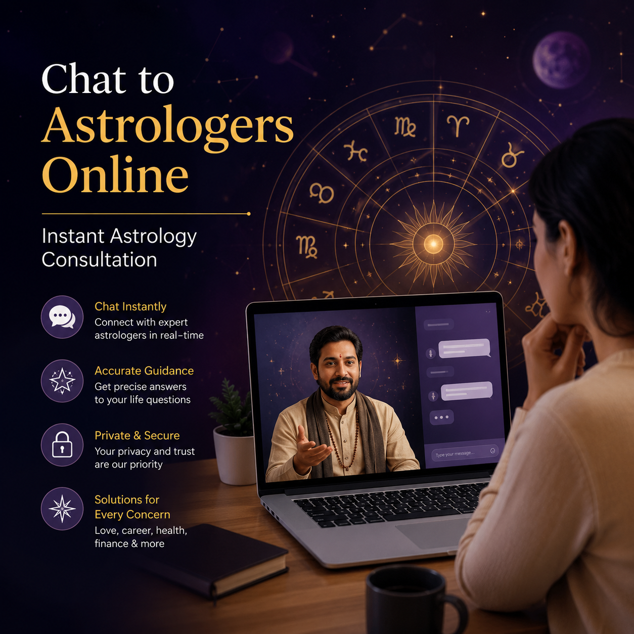 Chat to Astrologers Online – Get Instant Astrology Guidance with AstroCall