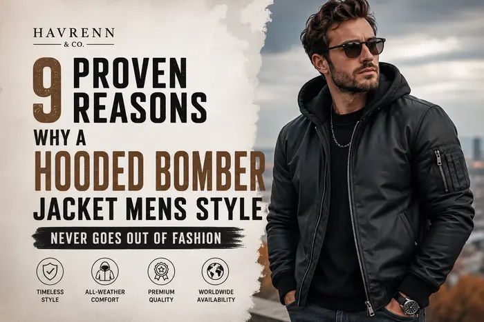 9 Proven Reasons Why a Hooded Bomber Jacket Mens Style Never Goes Out of Fashion