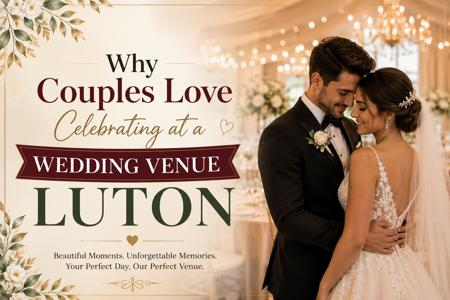 Why Couples Love Celebrating at a Wedding Venue Luton 
