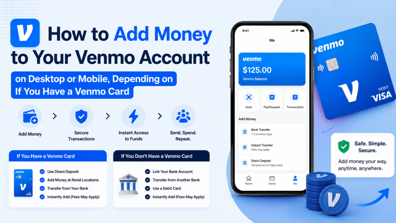 How to Add Money to Your Venmo Account on Desktop or Mobile, Depending on If You Have a Venmo Card