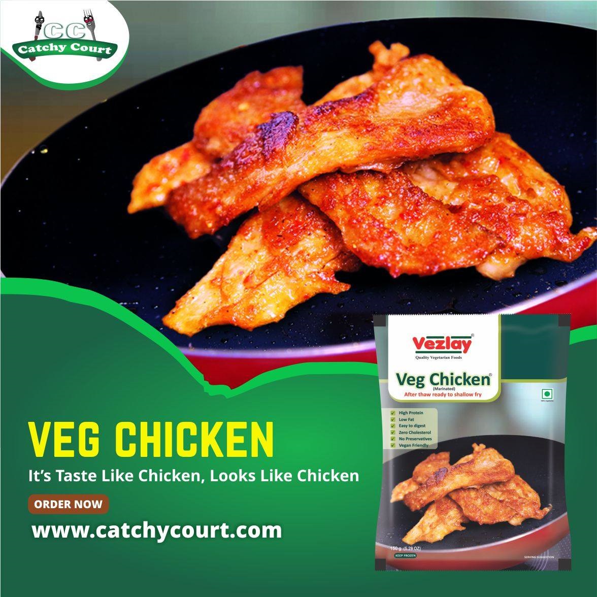 Vezlay Veg Chicken from Catchy Court – A Delicious Mock Meat Revolution