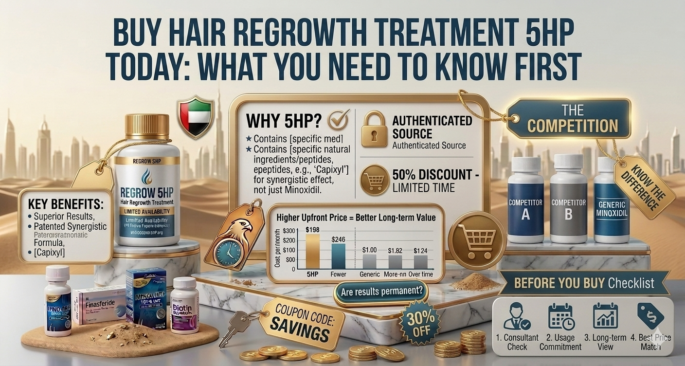 Buy Hair Regrowth Treatment 5HP Today: What You Need to Know First