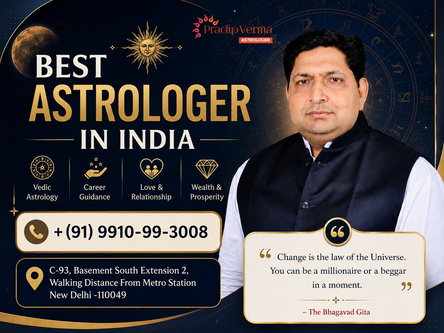 Best Astrologer in India: How Expert Vedic Astrology Can Help You Make Better Life Decisions
