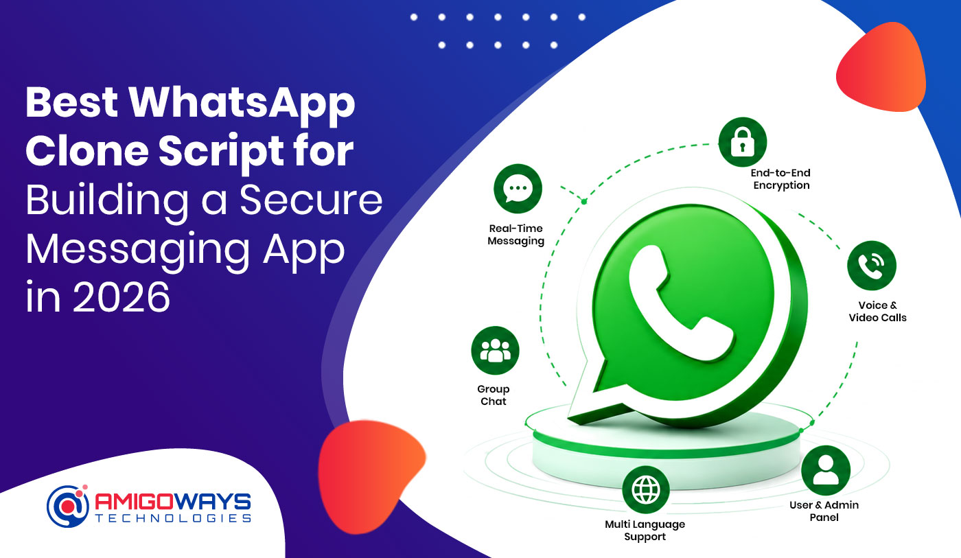 Best WhatsApp Clone Script for Building a Secure Messaging App in 2026 – Amigoways