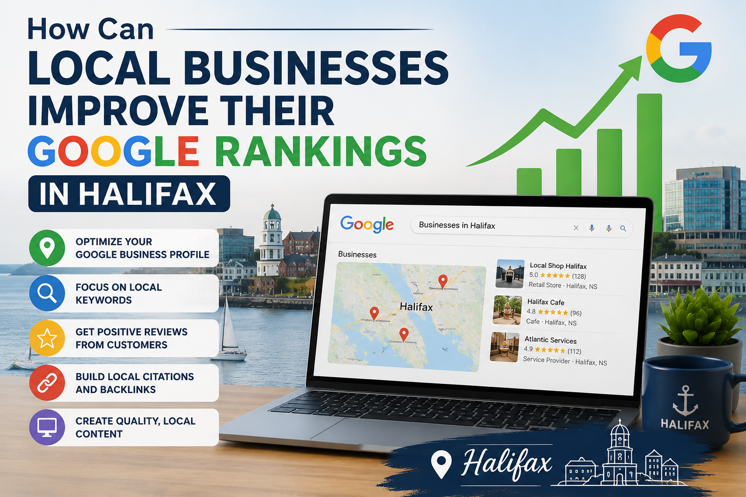 How Can Local Businesses Improve Their Google Rankings in Halifax