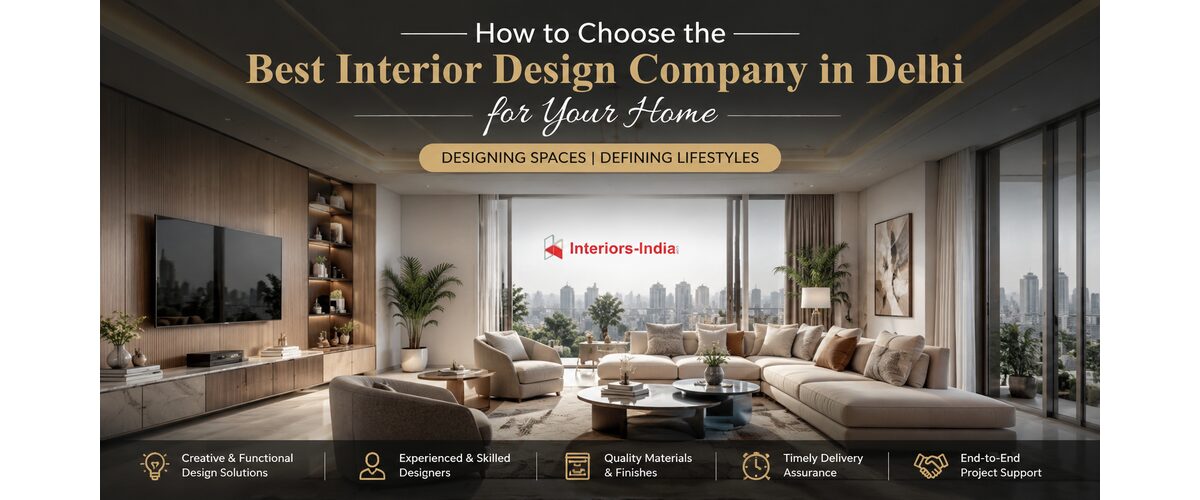 How to Choose the Best Interior Design Company in Delhi for Your Home