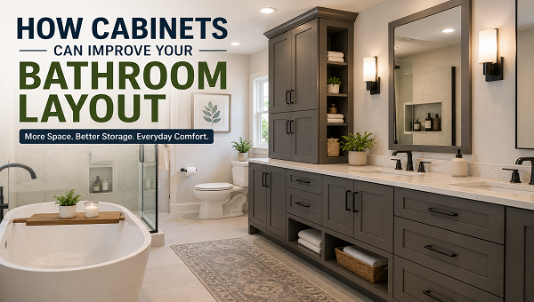 How Cabinets Can Improve Your Bathroom Layout