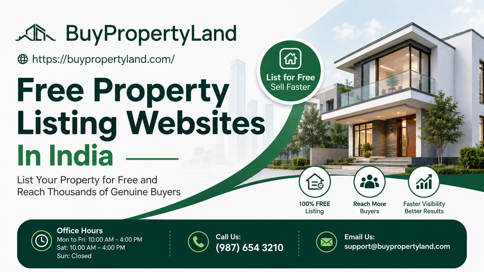 How Free Property Listing Websites in India Increase Property Visibility